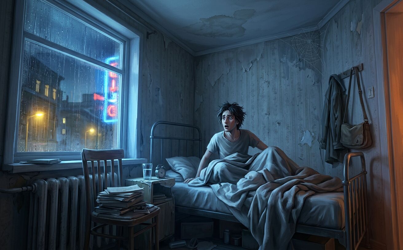 Waking in a Grayhaven apartment